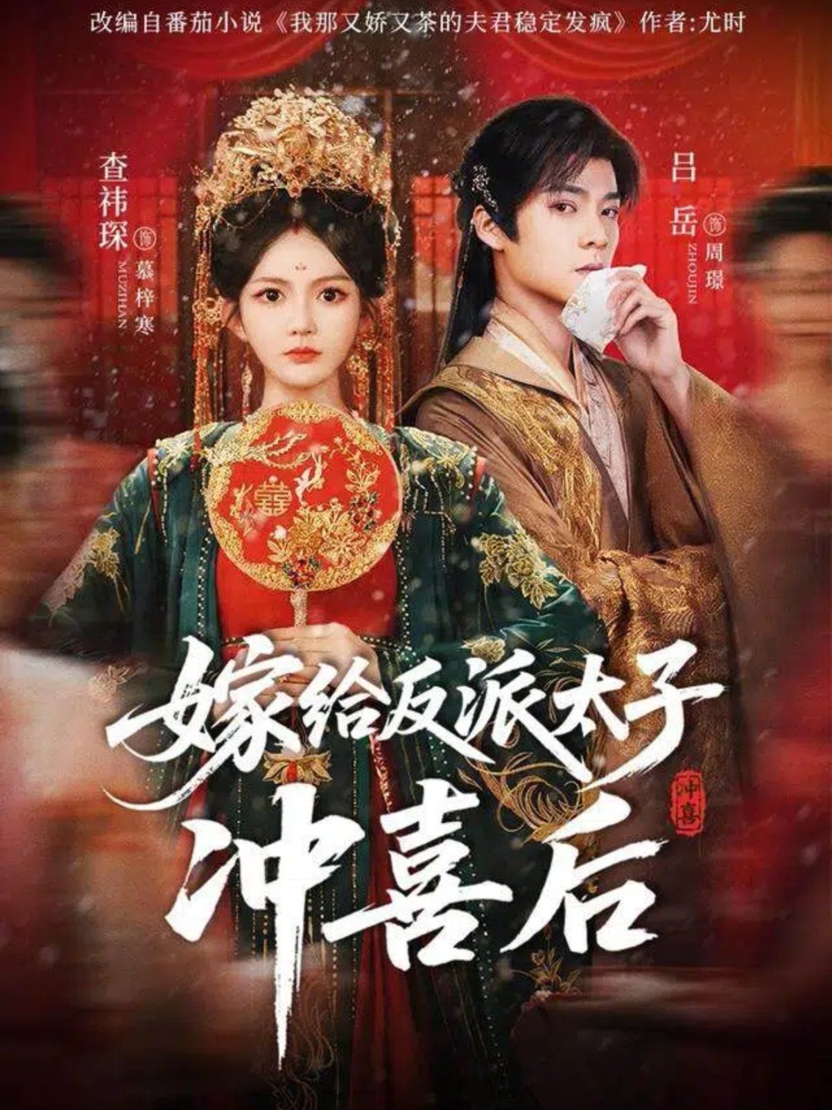 嫁给反派太子冲喜后 高清封面