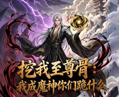 挖我至尊骨，我成魔神你们跪什么动态漫画 高清封面