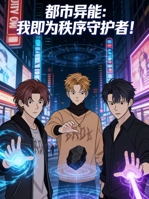 都市异能,我即为秩序守护者！动态漫画 高清封面