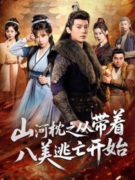山河枕之从带着八美逃亡开始 封面